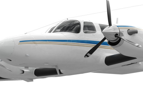 Cessna F406 Caravan II 3D Модель
