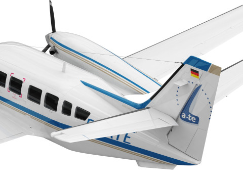 Cessna F406 Caravan II 3D Модель