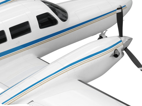 Cessna F406 Caravan II 3D Модель