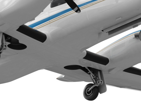 Cessna F406 Caravan II 3D Модель