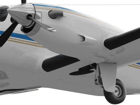 Cessna F406 Caravan II 3D Модель