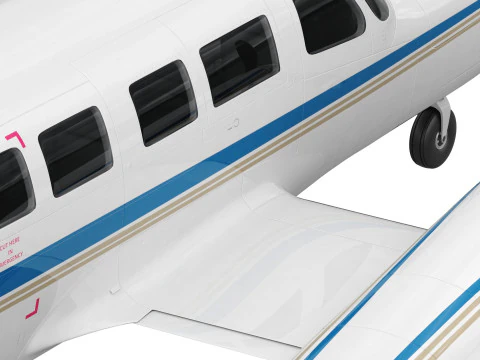 Cessna F406 Caravan II 3D Model