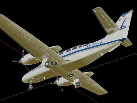 Cessna F406 Caravan II 3D Модель