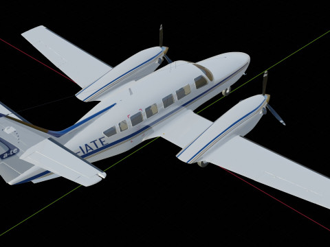 Cessna F406 Caravan II 3D Модель