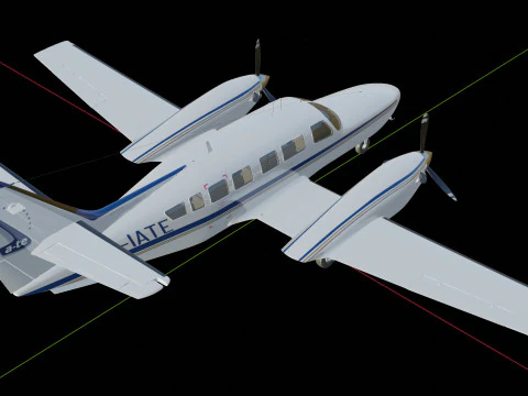 Cessna F406 Caravan II 3D Model