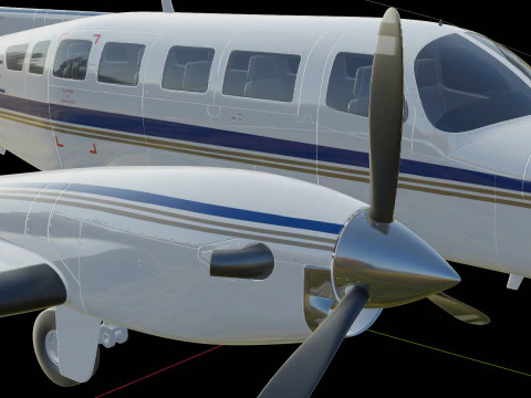 Cessna F406 Caravan II 3D Model