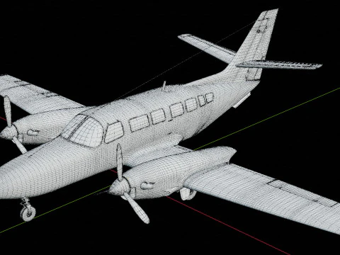 Cessna F406 Caravan II 3D Model