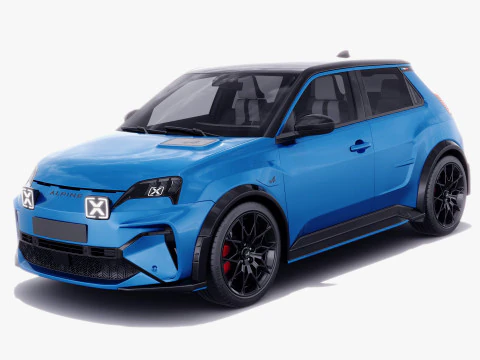 Alpine A290 GTS 2025 z wnętrzem Model 3D