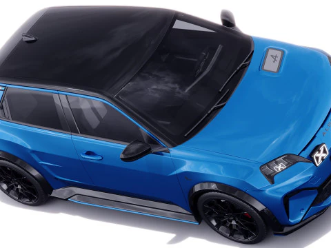 Alpine A290 GTS 2025 with interior 3D Model