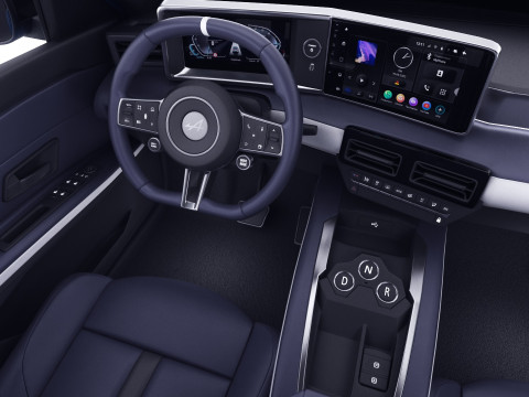 Alpine A290 GTS 2025 with interior Modelo 3D