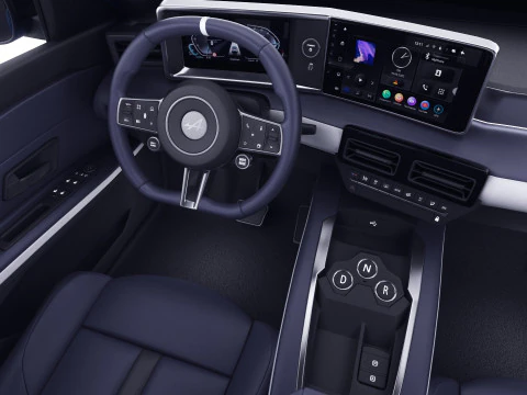 Alpine A290 GTS 2025 with interior 3D Model