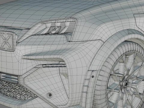 Alpine A290 GTS 2025 with interior 3D Model
