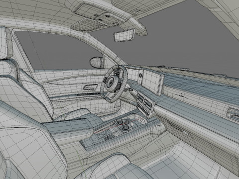 Alpine A290 GTS 2025 with interior Modelo 3D