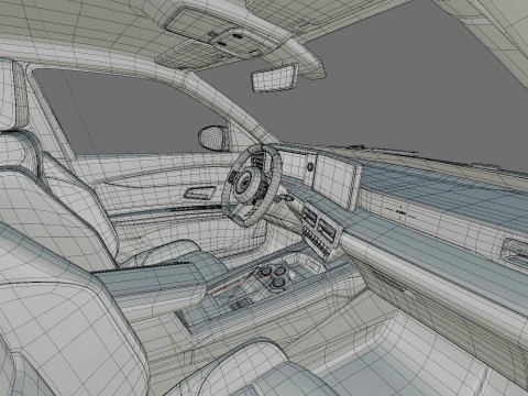 Alpine A290 GTS 2025 with interior 3D Model