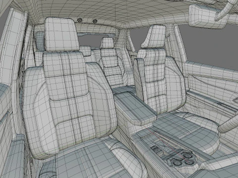 Alpine A290 GTS 2025 with interior 3D Model