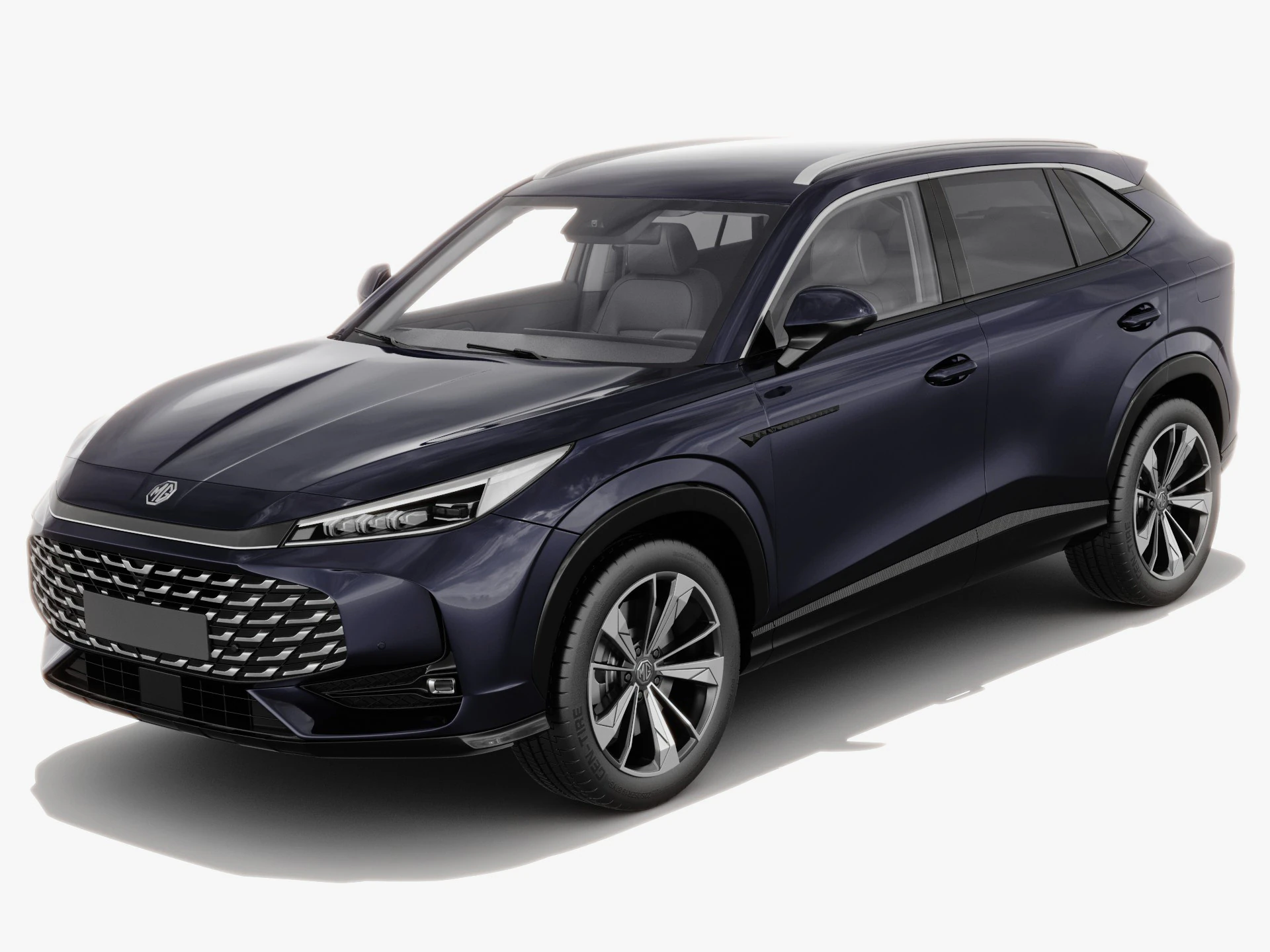 MG HS 2025 with interior 3D Model .c4d .max .obj .3ds .fbx .stl .blend 