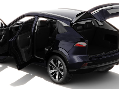 MG HS 2025 with interior 3D Model