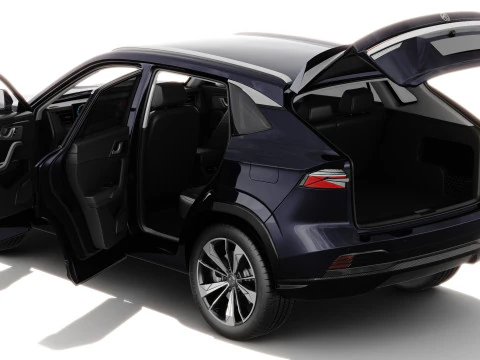 MG HS 2025 with interior 3D Model