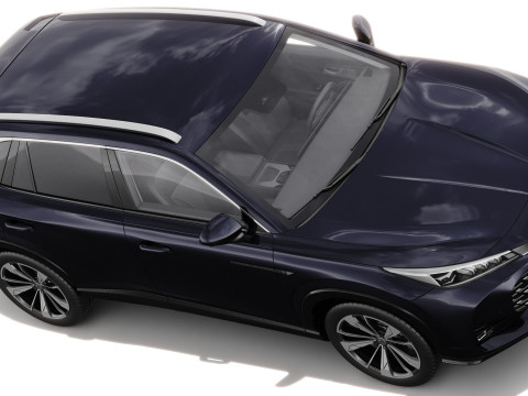 MG HS 2025 with interior 3D Model