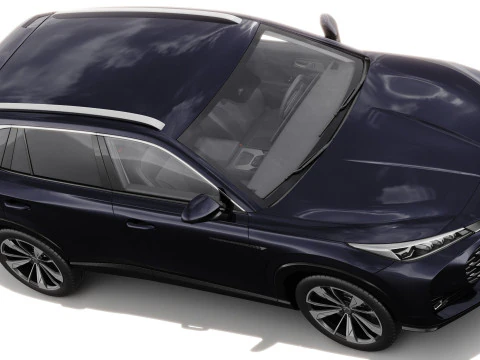 MG HS 2025 with interior 3D Model