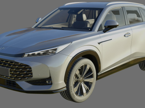 MG HS 2025 with interior 3D Model