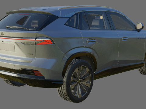 MG HS 2025 with interior 3D Model