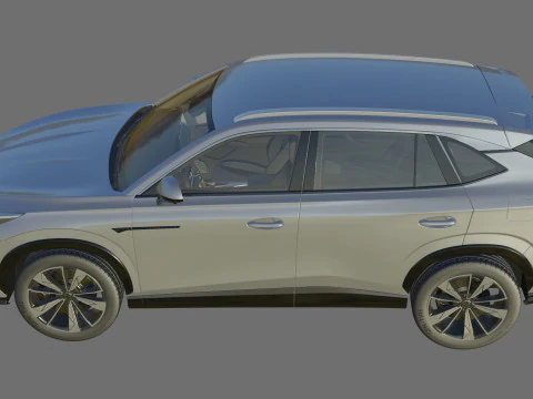 MG HS 2025 with interior 3D Model