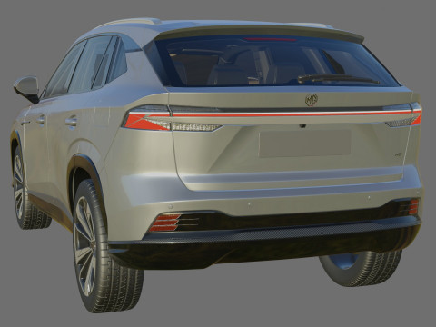 MG HS 2025 with interior 3D Model