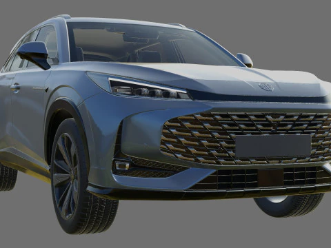 MG HS 2025 with interior 3D Model