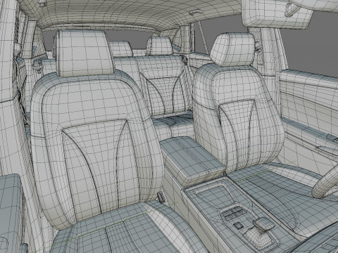 MG HS 2025 with interior 3D Model