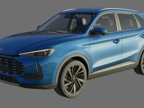 MG ZS 2025 with interior 3D Model