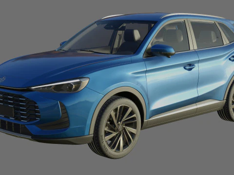 MG ZS 2025 with interior 3D Model