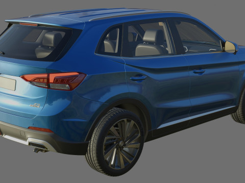 MG ZS 2025 with interior 3D Model
