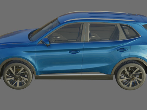 MG ZS 2025 with interior 3D Model