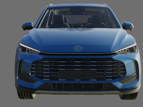 MG ZS 2025 with interior 3D Model