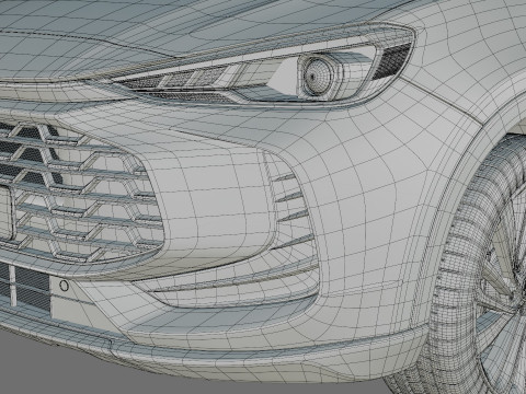 MG ZS 2025 with interior 3D Model