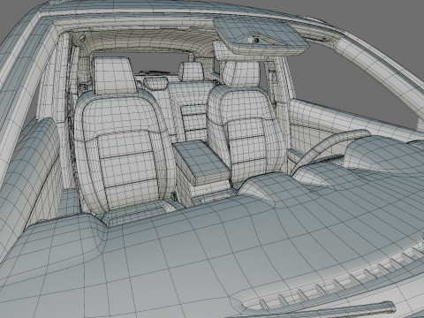 MG ZS 2025 with interior 3D Model