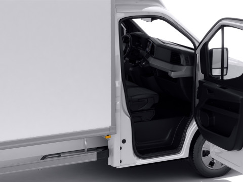 Renault Master Box Truck 2024 with interior Modello 3D