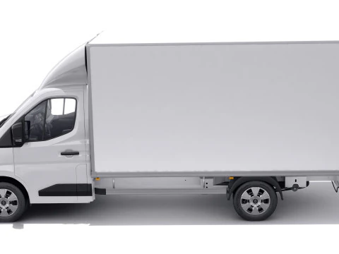 Renault Master Box Truck 2024 with interior 3D Model