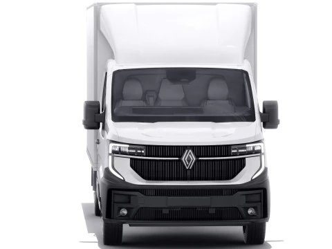Renault Master Box Truck 2024 with interior 3D Model