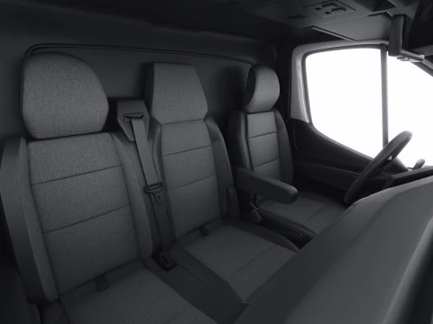 Renault Master Box Truck 2024 with interior 3D Model