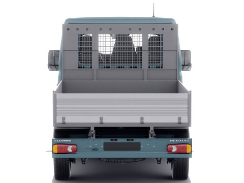 Renault Master pick-up 2024 with interior Model 3D
