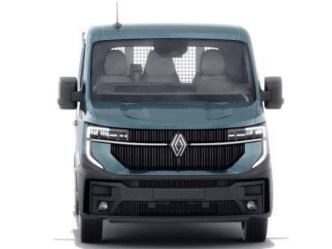 Renault Master pick-up 2024 with interior Model 3D