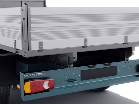 Renault Master pick-up 2024 with interior Model 3D