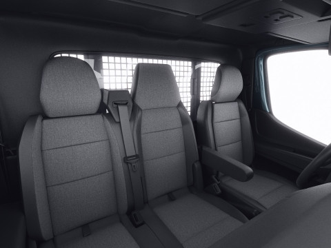 Renault Master pick-up 2024 with interior Model 3D
