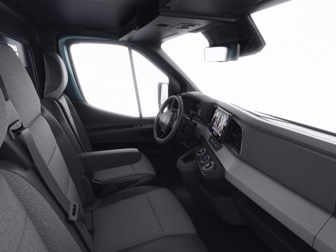 Renault Master pick-up 2024 with interior Model 3D