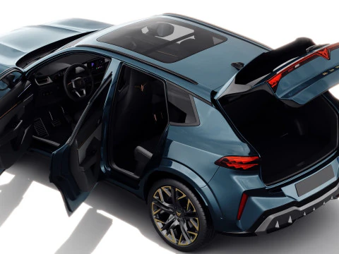 Cupra Terramar 2025 with interior 3D Model