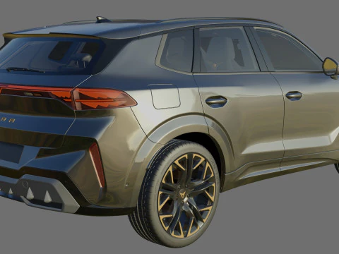 Cupra Terramar 2025 with interior 3D Model