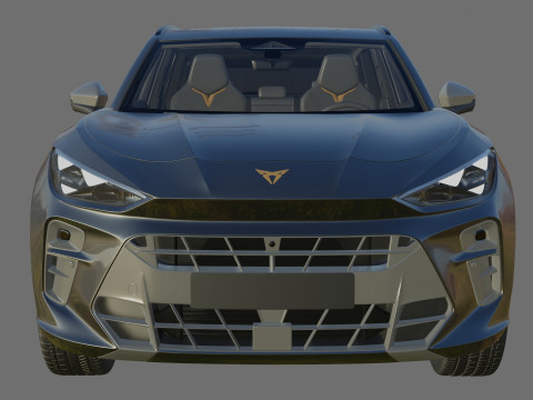 Cupra Terramar 2025 with interior 3Dモデル