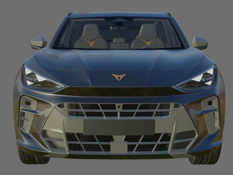 Cupra Terramar 2025 with interior 3D Model